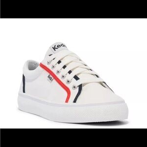 Classic KEDS Jump Kick Striped LaceUp Sneaker Shoe-Canvas-Women Sz 10-Worn 1x